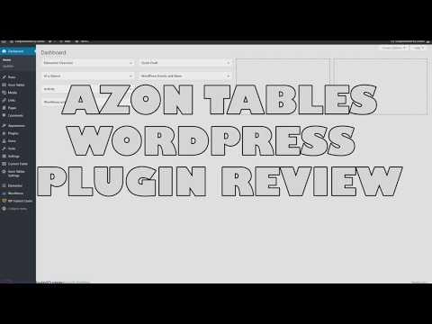 Azon Tables Amazon Affiliate Tables WordPress Plugin Review – Best Amazon Tables plugin?