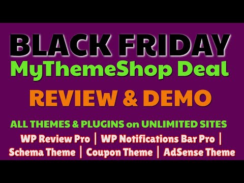 MyThemeshop Black Friday 2019 | Review & Demo | Why I Bought This