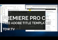 Adobe Premiere Pro CC (and CS6) Title Templates free from Adobe