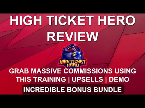 High Ticket Hero Review 🦸‍♂️ | Massive Commissions with Facebook Free Method 🦸‍♂️