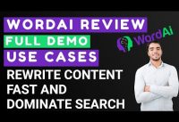 WordAI Review & Demo | Fast Content Creation and Rewriting with AI