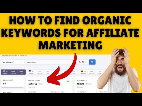 How to find Organic Keywords for Affiliate Marketing