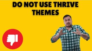 Do Not Use Thrive Themes – You cannot edit content if licence expires!